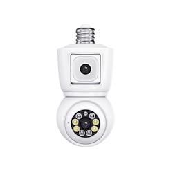 Caméra De Surveillance Vidéo WiFi Étanche Avec Vision Nocturne Et Audio Bidirectionnel YONIS - blanc 3615616911397_0