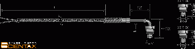 Capteurs de température type 062B - Thermocouple J, K - Doigt de gant Ø4,5 et Ø6 - Raccord M6x1_0