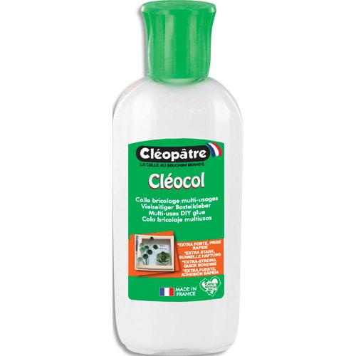 Cléopâtre - Flacon de Cléocol - Colle blanche multi-matériaux pour supports poreux - 100 g_0