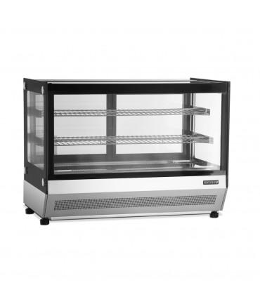 Comptoir réfrigéré double vitrage, pour chr, traiteurs, boulangeries, pâtisseries et chocolateries -réf. Lct900f/black tefcold_0