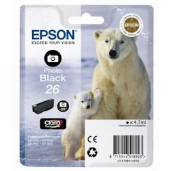 EPSON Cartouche d'encre T2611 Noir photo - Ours Polaire (C13T26114010) Epson - 3666373875989_0