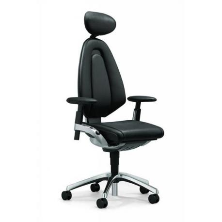 Fauteuil ergonomique 757 Giroflex - mécanisme synchrone dynamic-move - finition cuir_0