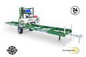 Green Monster 24HP - Scierie mobile avec châssis 30 pi - Vallee Forestry Equipment - moteur Honda 24HP_0