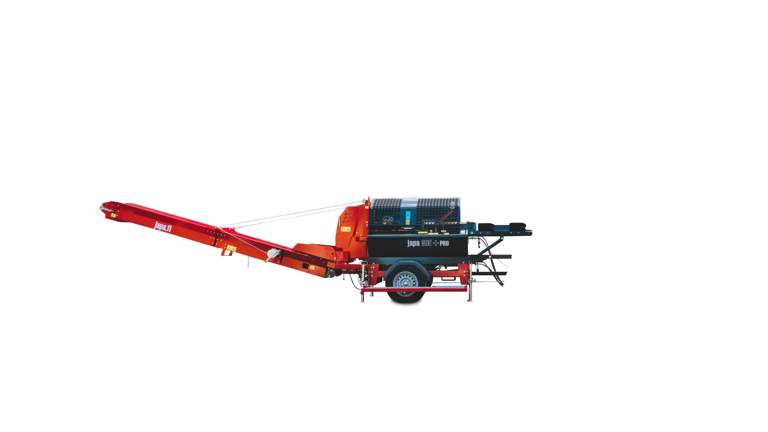 Machine à tronçonner polyvalente permettant de couper et fendre simultanément le bois de chauffage - Japa® 365+ ROAD_0