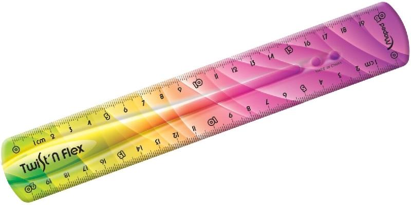 Maped Règle plate Twist'n Flex Décor, 20 cm, coloris assortis - 279215_0
