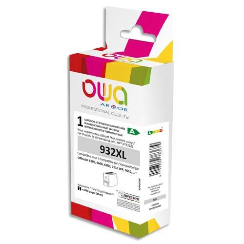 Owa cartouche compatible jet d'encre hp 932xl noir k20425ow_0