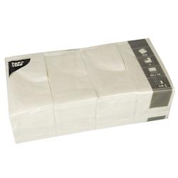 Papstar Serviettes, 3 plis pliage 1/8 40 cm x 40 cm blanc - blanc papier 82900_0