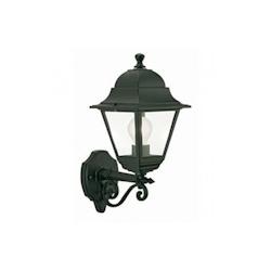 Petite applique murale Sovil, lampe lanterne basse E27 - noir 8020588304064_0