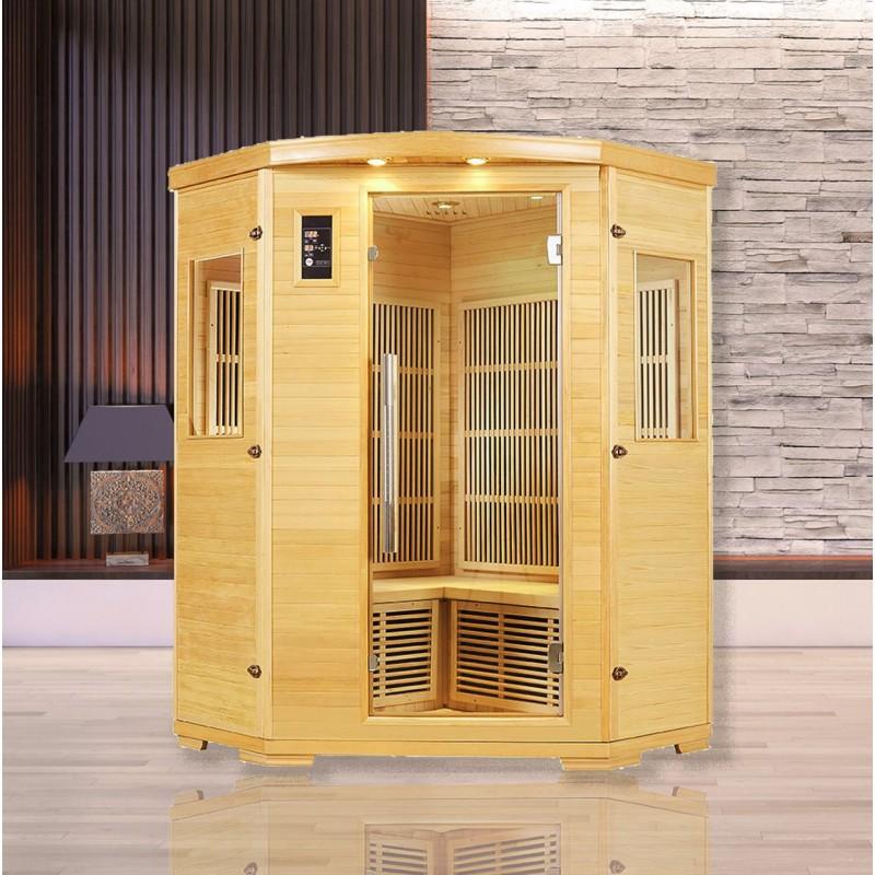 SAUNA INFRAROUGE NORDICA® CARBONE  IR23 (2 À 3 PLACES) - 125X125_0