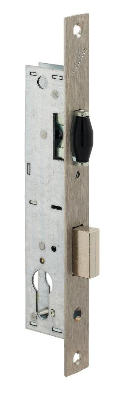 Serrure monopoint à larder profil étroit - Série 880 METALUX - Pêne dormant et rouleau réglable, largeur 39mm 92mtx - Réf. f188390000 - 041230_0