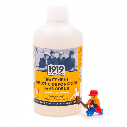 Traitement insecticide fongicide - By Mauler - Protecteur bois incolore, 500 mL, effet préventif et curatif_0