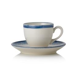 Lot de 6 tasses à espresso et soucoupes en Porcelaine 0,09 L Marina  H 75 mm Was Germany - blanc porcelaine 4044925129503_0