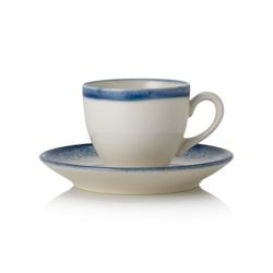 WAS Germany - Tasse à expresso et soucoupe, 0,09 l, set à 6 pièces, marina, porcelaine (4882909) - blanc porcelaine 4044925129503_0