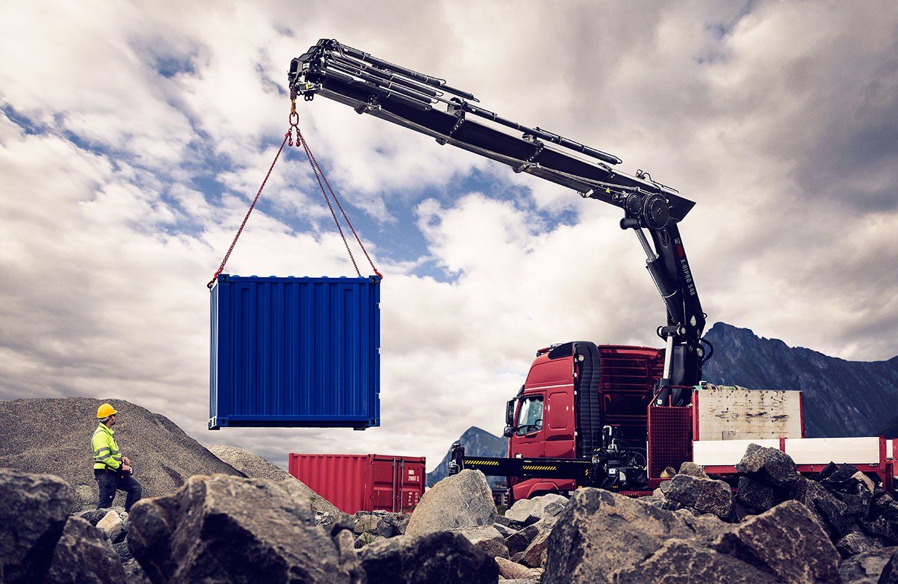 X-hipro 548 grue auxiliaire - Hiab - 51 TM radiocommandée - portée jusqu'à 15.4 m_0