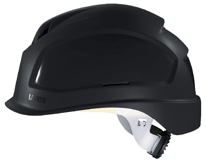Casque de chantier UVEX 9772932 - Protection norme EN 397 - Visière courte et ouvertures d'aération_0