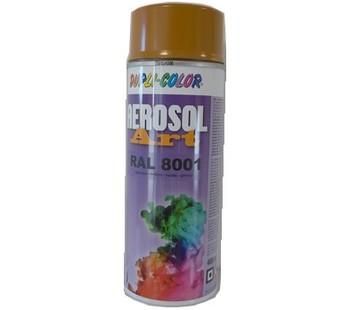 AEROSOL PEINTURE ART BRUN OCRE RAL 8001