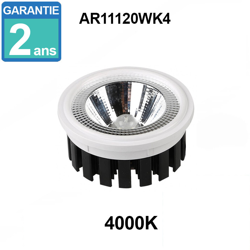 Ampoule LED AR111 - 20W - 60° - Réf AR11120WK4 - Éclairage performant avec diode COB_0