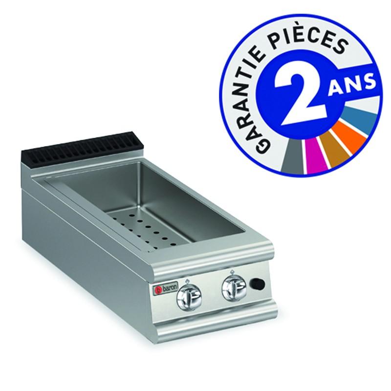 Bain-marie gaz - 1 bac gn 1/3 + 1 bac gn 1/1 - gamme 900 - baron 90bmg410_0