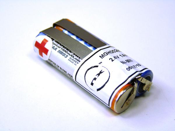 Batterie industrielle Nimh 2x AAA 2S1P ST1 2.4V 800mAh S - Marque NX_0