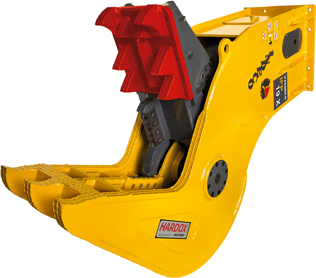 Broyeurs IFP 19 X - Indeco Ind. Spa - Vérin hydraulique, Dents interchangeables, Grande ouverture des mâchoires_0
