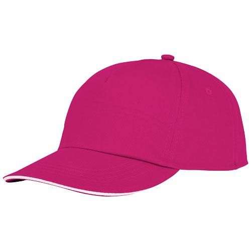 Casquette sandwich 5 panneaux Styx - visière incurvée avec sandwich - 100% coton twill 175 g/m²_0