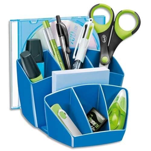 CEP Multipot Gloss, 6 compartiments + 2 espaces, en polystyrène choc (PS), coloris bleu océan - 3462159001272_0