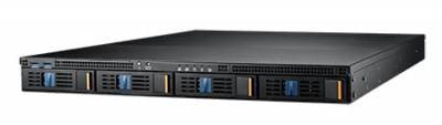 Châssis pour serveur de stockage 1U - 4 baies disque SATA/SAS/SSD - Alimentation redondante 650W - Référence: HPC-8104SA-65RA1_0