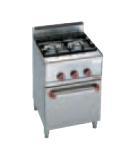Cuisinière gaz 2 feux sur four gaz - G6F2H6 + FG1_0