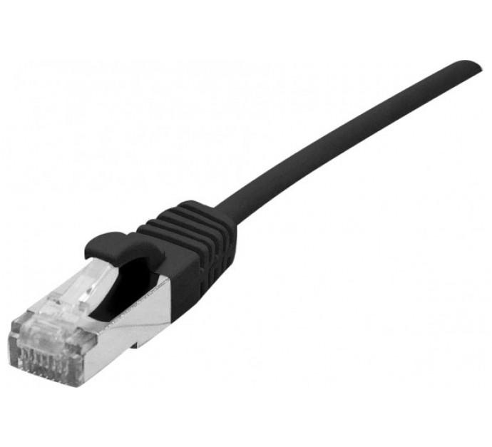 Dexlan cordon RJ45 CAT 6A S/FTP ultra fin LS0H noir - 0,5 m - 858736_0