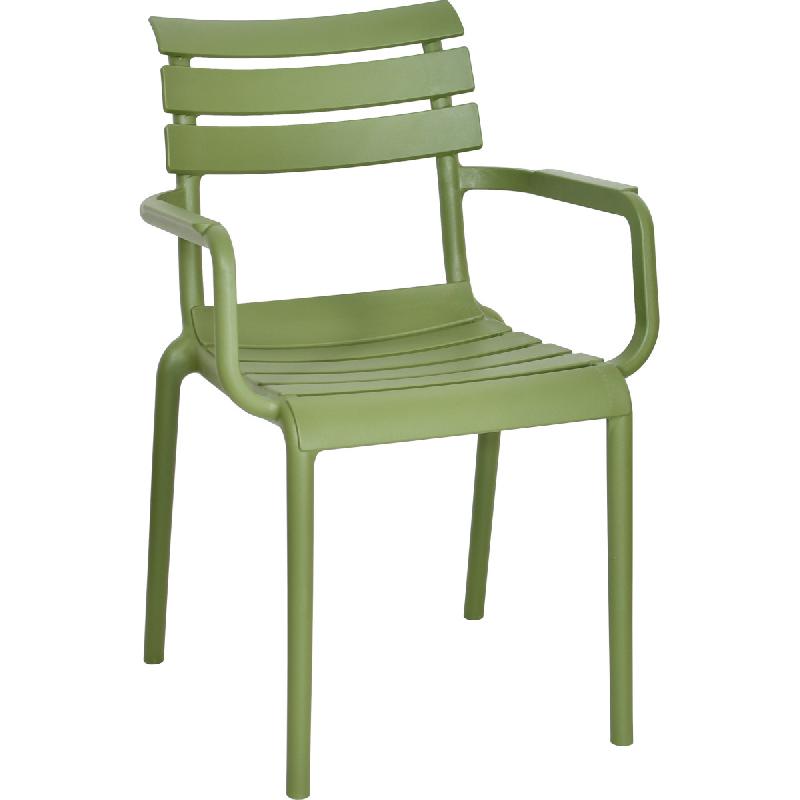 Fauteuil de terrasse PARIS en polypropylène - SIESTA - Empilable - Référence 0067/0170MARSA0013_0