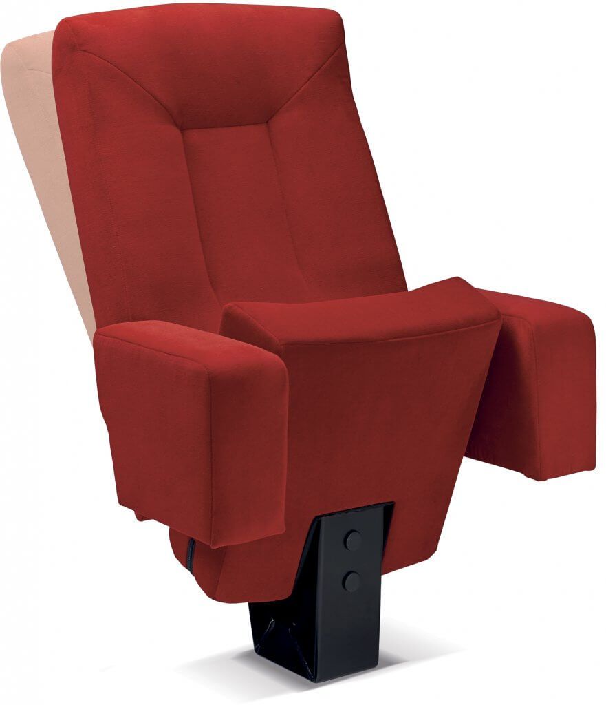 Fauteuil de cinéma inclinable équipé d'un mécanisme retour automatique par vérin à gaz - Foliot / Kleslo_0