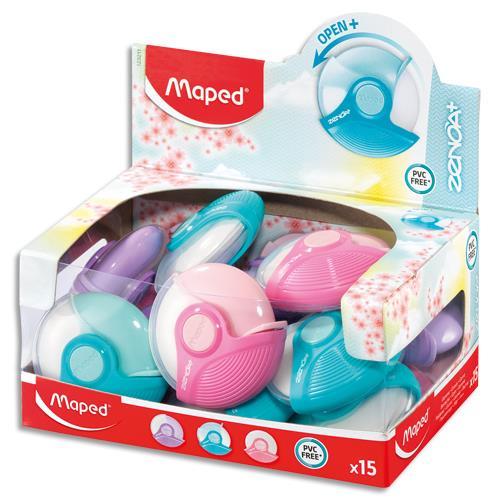 GOMME MAPED ZENOA PLUS AVEC ETUI DE PROTECTION ROTATIF - COLORIS ASSORTIS PASTEL ALEATOIRE
