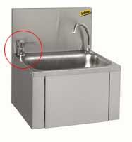Lavabo à commande fémorale - Cuve rectangulaire - Norme HQE_0