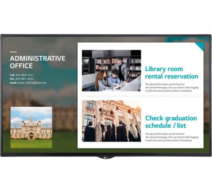 LG 49SE3KE - Afficheur professionnel 49'' avec mediaplayer USB et résolution Full HD_0