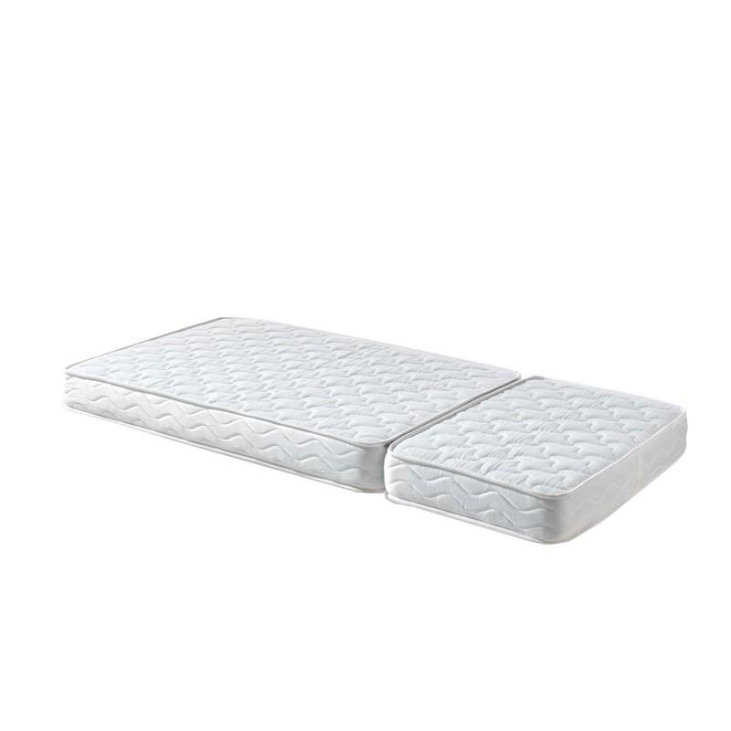 Matelas enfant Jumper 90x140cm - Blanc - Paris Prix - Densité 25kg/m3 - Épaisseur 15cm_0