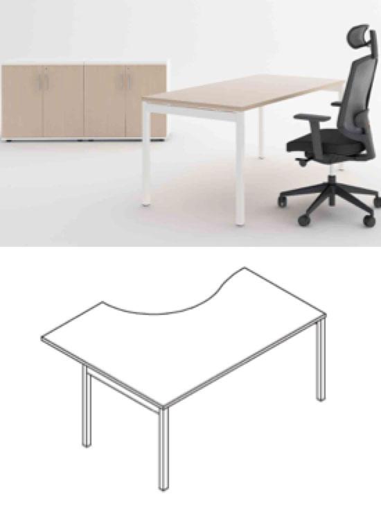 OGI Y / BUREAU COMPACT RETOUR À DROITE L180 X P120 CM CHÊNE CANADIEN_0