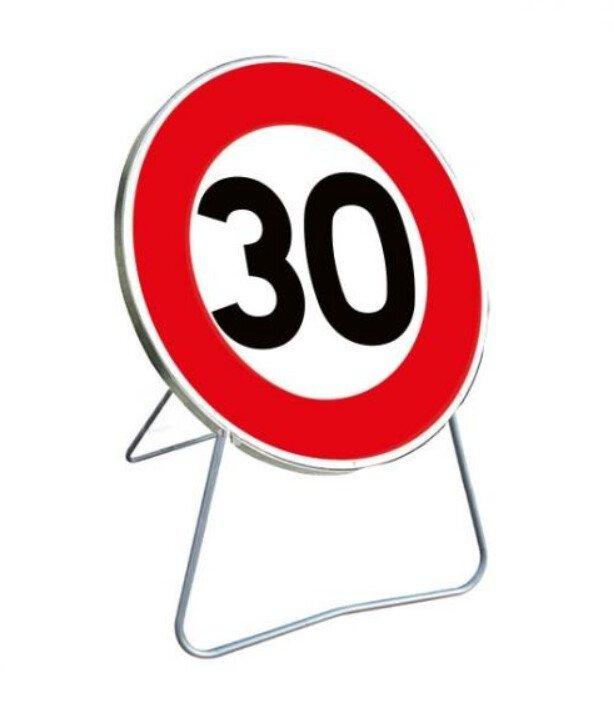 Panneau de chantier B14 LIMITATION KM/H - Tailles : 50KM/H CL1 650_0