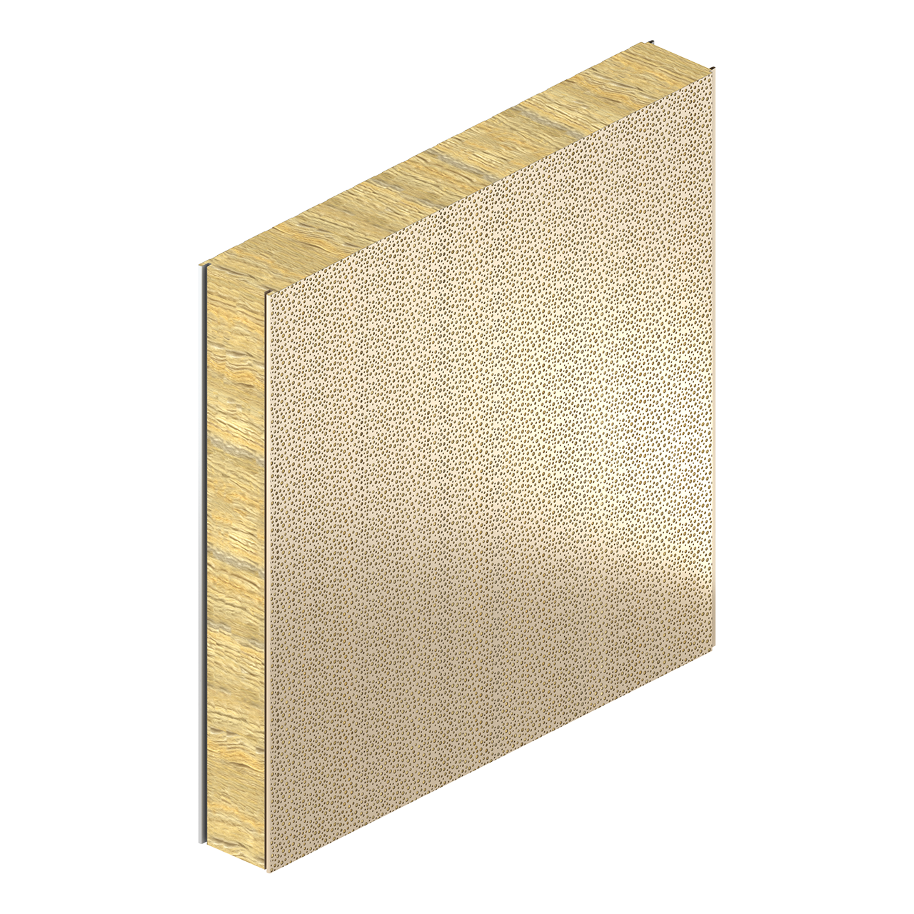 Panneau sandwich isolant Decaroc acoustique et design - Idéal pour cloisons avec âme en laine minérale_0