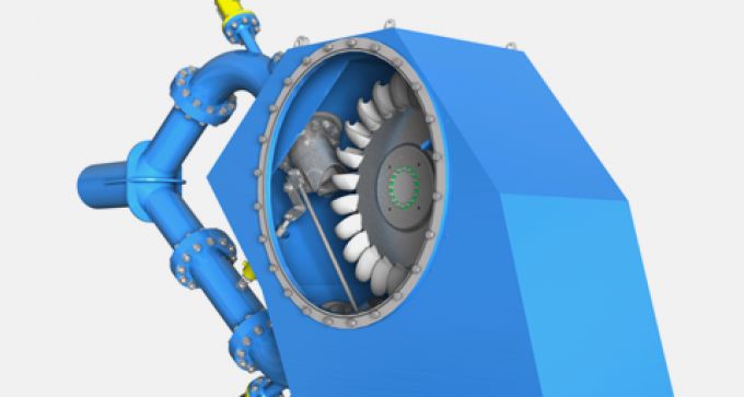 Turbine hydro-électrique Pelton - HPP - rendement jusqu'à 91,5% pour chutes nettes de 30 m à 1000 m_0