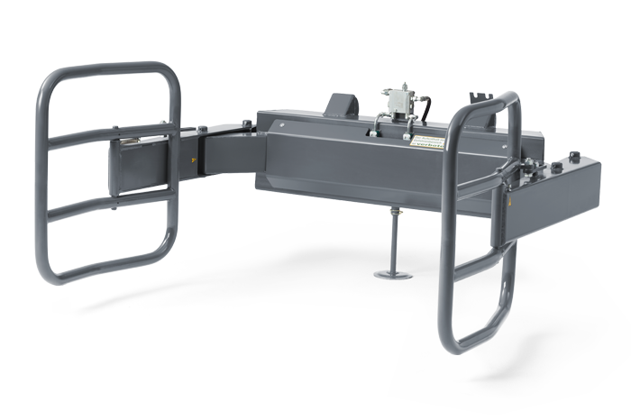 Pince à balles rondes et rectangulaires - Weidemann GmbH - pour transport et empilement de balles enrubannées_0