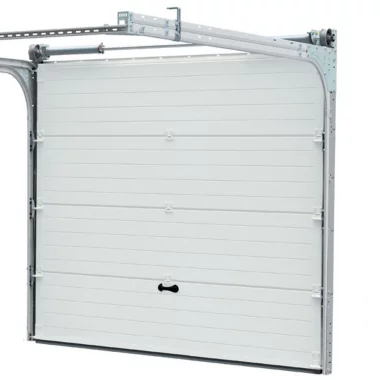 Porte de garage anti-effraction sectionnelle, dotée de grandes performances thermiques - Disponible dans n large choix d'options de personnalisation_0