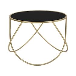Table basse en métal Ring 60 x 45 cm Mauro Ferretti - noir 1422510000_0