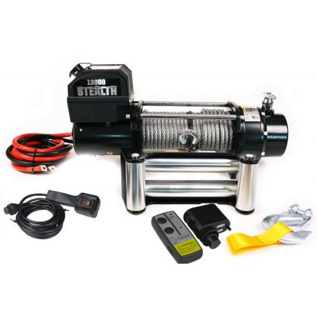Treuil électrique à commande standard et télécommande sans fil -12 V - Stealth_0
