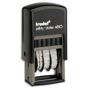 Tampon de bureau Trodat dateur mini - Printy 4810 à encrage automatique - Hauteur caractères 3,8 mm - Éco-responsable_0