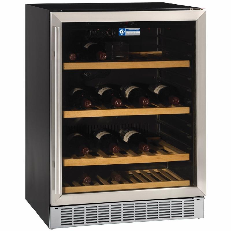 Vitrine a vins, ventilée 160 litres it , black accessoires 595x570xh820