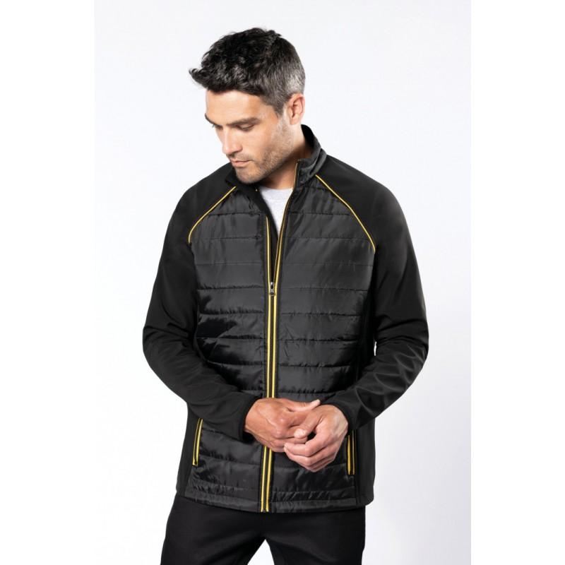WK6147 - Veste DayToDay bi-matière unisexe - Softshell 2 couches, déperlante, tissu extensible et intérieur polaire_0