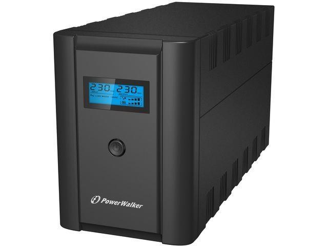 Puissance Walker UPS Line-Interactive 1200VA - 230V, 2x PL, 2x IEC C13, RJ11/RJ45, USB, écran LCD_0