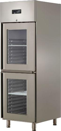 Armoire réfrigérée emboutie gn 2/1 - positive - 2 demi-portes vitrées (OZ700P-2PV) AFI collin-lucy_0