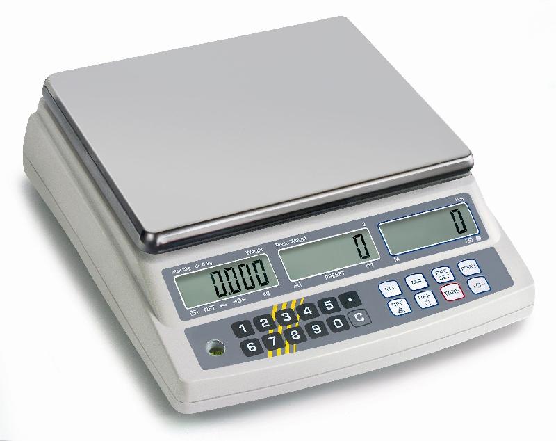 Balance compteuse - comptage de pièces - capacité 6 à 30 kg - lecture 0,1 à 0,5 g - série 0471KE_0