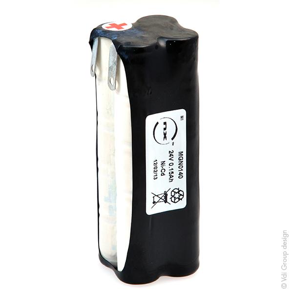 Batterie NiCd 20x 1/3AA 20S1P ST5 24V 150mAh T2 - Marque NX - Quantité 1_0